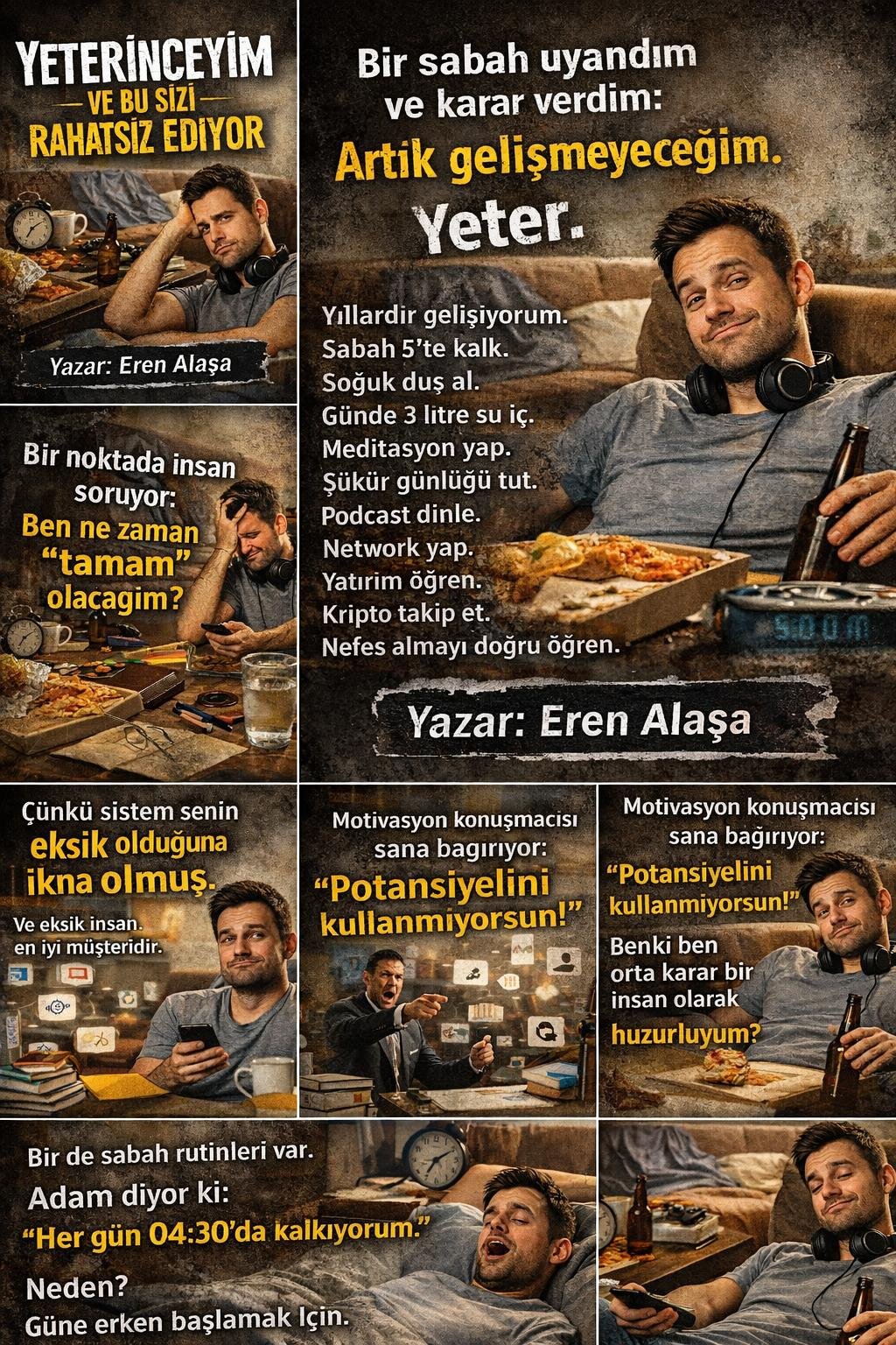 Yeterinceyim ve Bu Sizi Rahatsız Ediyor