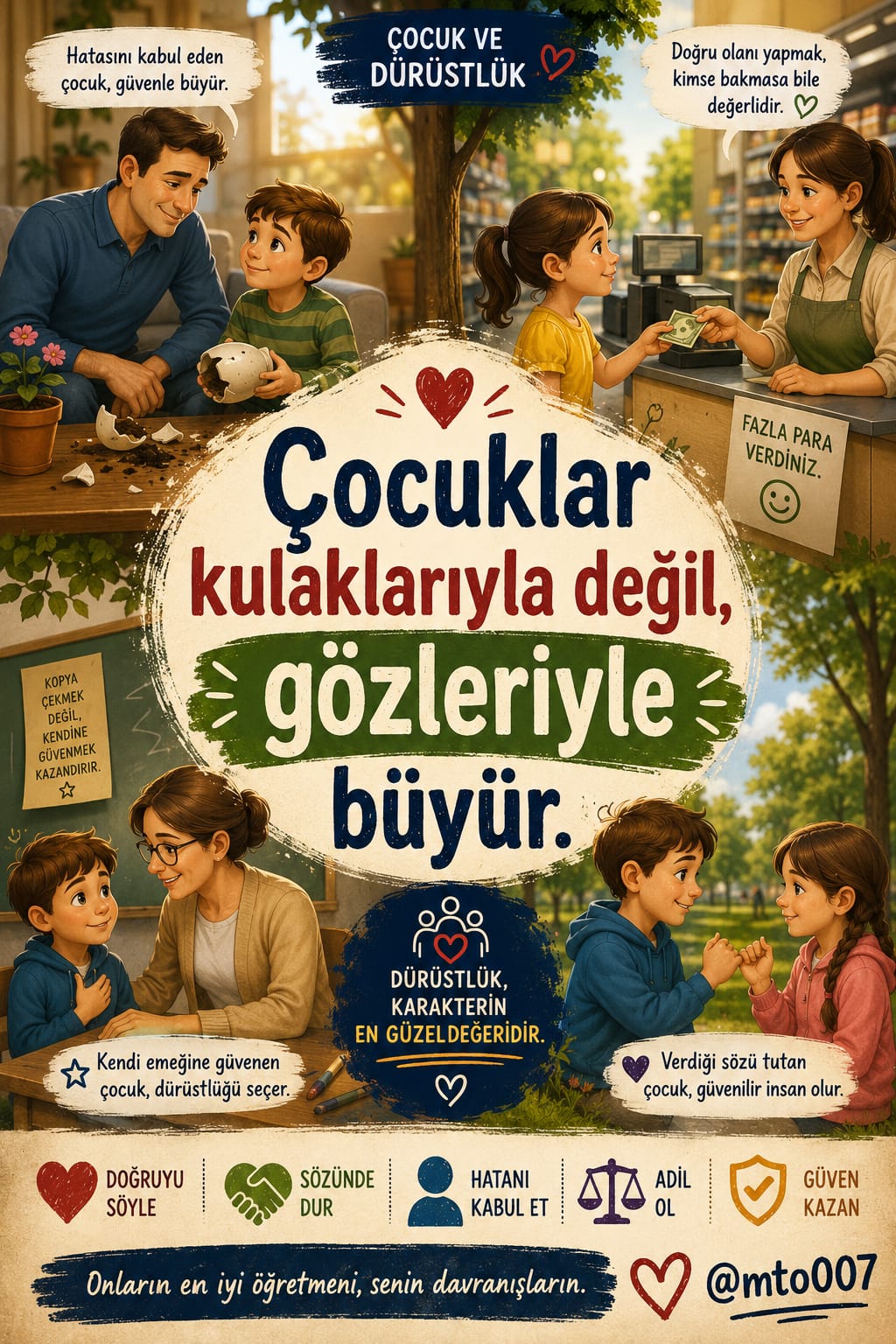 Çocuklarımıza Dürüst Olmayı Nasıl Öğretebiliriz?