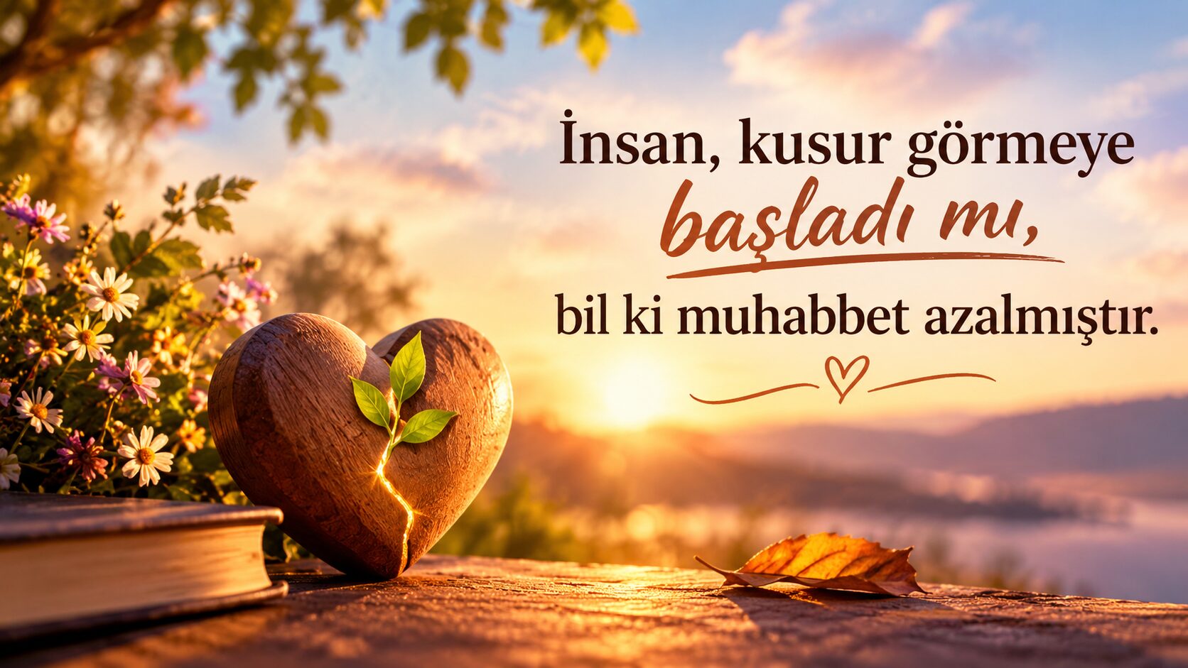 Gönül Gözü Kapanınca, Kusurlar Büyür