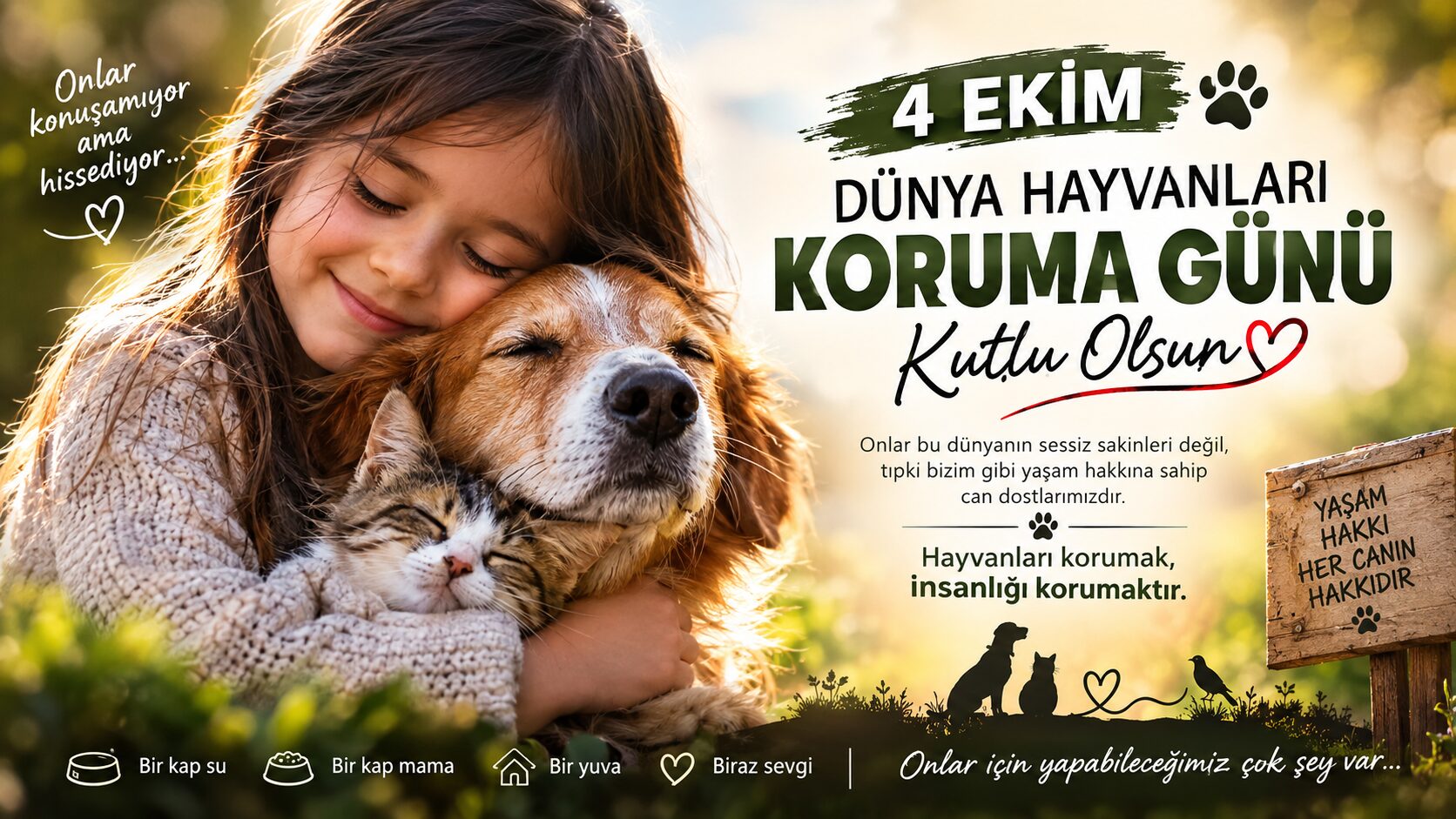 Hayvanları Koruma Günü 4 Ekim